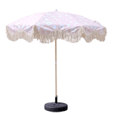 Pink Sea Shell Beach Umbrella - kailasa.com.au