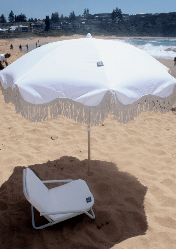 Santorini Beach Umbrella - kailasa.com.au